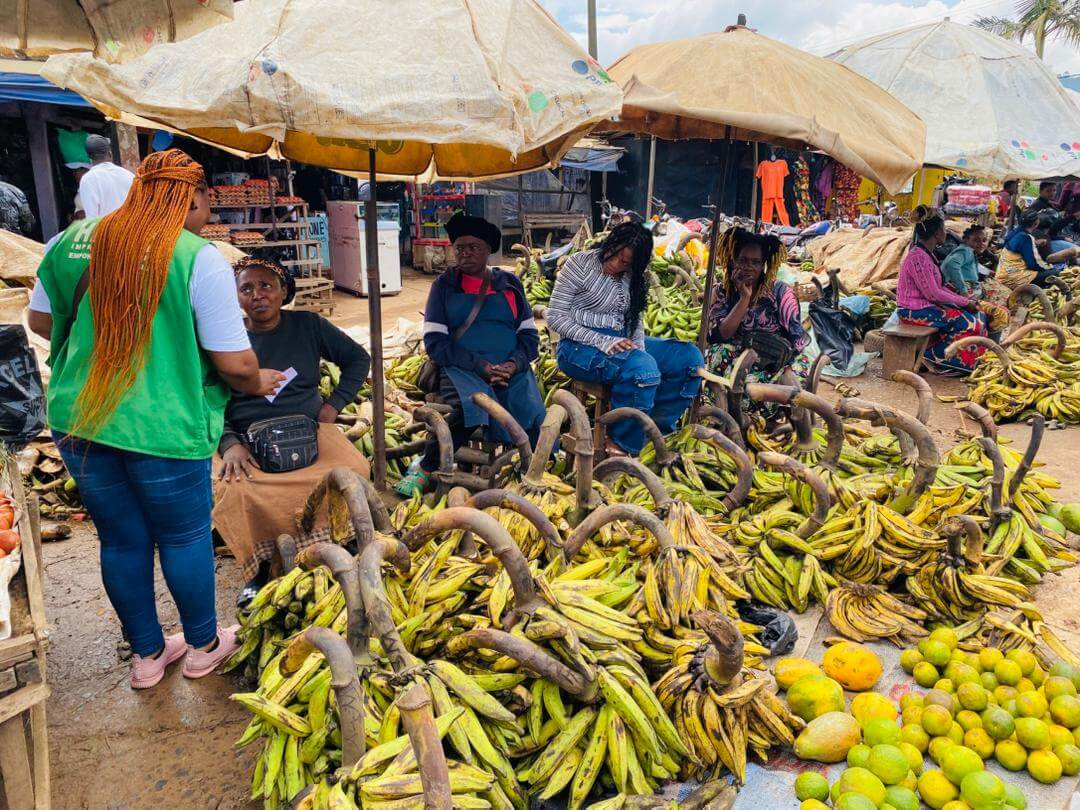 breast cancer awareness sensitization in the streets of Bamenda