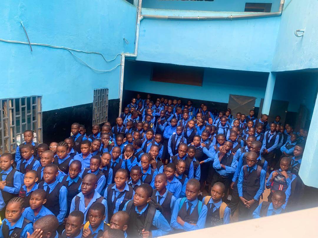 breast cancer awareness sensitization at Oxford Comprehensive High School Yaounde